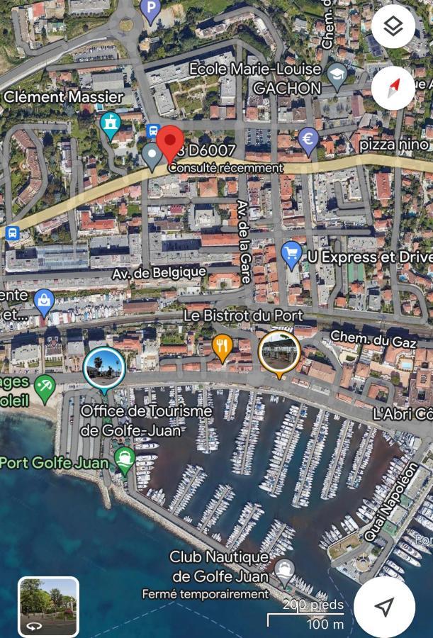 Spacieux Studio A Golfe Juan 2 Minutes Des Plages ヴァロリス エクステリア 写真